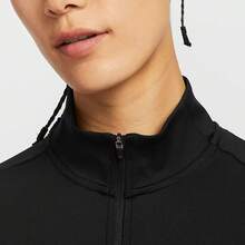 Nike Jaket Olahraga Lari Wanita  dengan Kerah Tegak dan Potongan Slim Fit - Hitam - View 4