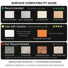 shiny home 10 Sheets Peel And Stick Backsplash For Kitchen - 30.48cm X 30.48cm 3D Geometric Mosaic Tiles - Black, White & Beige Interlocking Pattern - Waterproof Self-Adhesive Vinyl Wall Stickers For Bathroom & RV Vanity - White - View 7