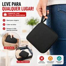 Kit de Costura 135 Peças Completo com Estojo Organizador de Zíper Portátil, Linhas Coloridas, Agulhas, Tesoura, Fita Métrica, Dedal e Acessórios de Costura, Ideal para Reparos em Roupas, Viagem, Casa, Artesanato, Bordado, Patchwork, DIY, Iniciantes, Costureiras, Alfaiates e Uso Profissional - A - Visão 5