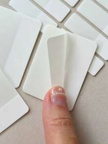 Pestañas de índice blanco mate, pestañas de índice de tarjeta, pegatinas de memo PET impermeables y escribibles a mano, notas adhesivas removibles para embalaje de tarjetas pequeñas, pegatinas de mensajes autoadhesivas - Unitalla - Ver 2