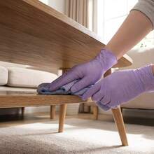 Disposable Nitrile Gloves - Lightweight, Suitable For Home Cleaning, Pet Care, Multi-Purpose Cleaning Gloves, Fashionable Cleaning Gloves, All-Season Use, Ambidextrous, Multiple Colors To Choose From - Light Purple - View 5