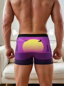 1pc Set Custom Face Men Boxer Briefs Funny Personalized Xmas Underwear For Men Boyfriend Husband Unique Novelty Holiday Gift - Multicolor - View 3
