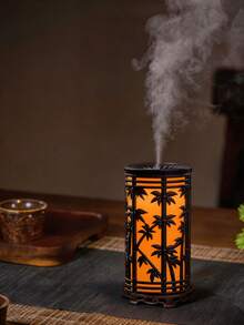 Bamboo Humidifier With Gentle Night Light, Fragrance Diffuser With 2 Mist Modes, Suitable For Relaxing Bedroom And Home Ambiance - Mist - View 7