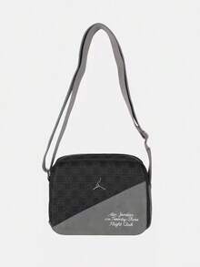 Nike New Backpack Unisex Shoulder Bag Crossbody Bag Handbag Size: Approx. 22.9*10.2*12.7cm - Dark Grey - View 1