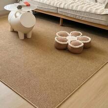 1pc Faux Sisal Rug, Thickened Rug, Highly Rated Rug, Pineapple Ring Rug, Thickened Dust-Proof Rug, Door Mat, Living Room Rug, Kitchen Mat, Bathroom Mat, Decorative Rug - Brown - View 11