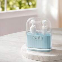 2pcs/4pcs Travel Toiletry Bottles Set, Portable Personal Care Dispenser Bottles With Labels, Travel Bottles For Storing Toiletries, Suitable For People About To Start Their Journey, Holiday Gift, Christmas Gift - View 2