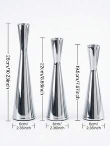 Vase/Small Vase, Elegant Metal Vase, Metal Structure - No Need To Worry About Falling, Perfect Home Decor. Cone-Shaped Vase Suitable For Wedding Table Centerpiece, Candlelight Dinner Table Decor, Room Decor, Gift For Good Friends - Elegant Style - View 4