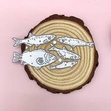 Dolphin Metal Punch Die, Card Making Cutting Die, Embossing Die, For Scrapbooking, DIY Photo Album Paper Card Decoration - Silver - View 10