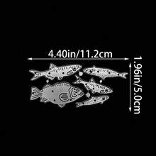 Dolphin Metal Punch Die, Card Making Cutting Die, Embossing Die, For Scrapbooking, DIY Photo Album Paper Card Decoration - Silver - View 8