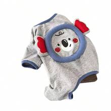 Pet Autumn New 3D Koala Four-Legged Outfit, Cute Soft Home Wear, Small Dog Teddy Bichon Schnauzer Anti-Cold Dog Clothes - Multicolor - View 13