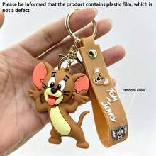 Warner Bros Cartoon Cute Exquisite Cartoon Couple Gift Keychain Backpack Pendant Souvenir Small Gift Backpack Pendant Cute Bag Pendant Portable Keychain Travel Accessory Unisex Bag Pendant Cute Exquisite Small Gift - Multicolor - View 10