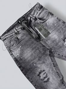 Men's Skinny Fitted Jeans With A Lengthening Effect - JO-001 - Ver 5