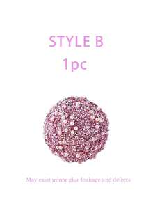 2Pcs Christmas Tree Hanging Ornaments, Merry Christmas Decorations, Pink Christmas Ball Decor, Christmas Decoration, 8cm Christmas Ball, Christmas Hanging Decor, Home Decor, Christmas Decoration, Christmas Holiday Decor, Christmas Gift - Christmas Balls - View 13