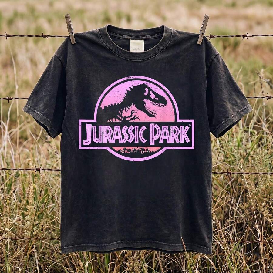 [Universal Tshirt]Vintage , Retro Ingresso con Tour, Parco Dinosauro T ...
