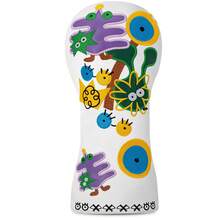 Fresh White Abstract Graffiti Wooden Putter Headcover - Premium Durable Protective Gear | Suitable For Young Artistic Golfers And Creative Style Seekers - Multicolor - View 5