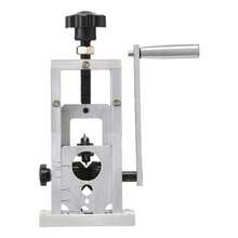 Hand-Operated Wire Stripper, 0.06''-1.5'' Removal Drill Attachment Option, Depth Gauge, Lightweight Aluminum Build Efficient Copper Scrap Processing - 1.5-38 mm - View 6