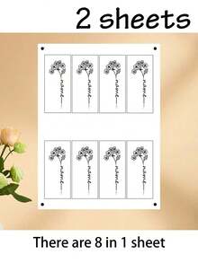 4/8/16/20/40/80pcs Custom Temporary Tattoo Stickers, Suitable For Various Parties Such As Birthday Celebrations, Weekend BBQs And Cocktail Parties, Convenient Handmade Use, Favorite Single Party Temporary Tattoos,Suitable For Holiday Parties. - Multicolor - View 13