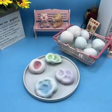 1 buah Mainan Pereda Stres Mochi Squishy, Bola Remas Ultra Tipis Buatan Tangan, Ukuran 4cm (Silakan Tonton Video Tutorial Sebelum Membeli untuk Mempelajari Cara Penggunaan), Hadiah Ulang Tahun dan Paskah yang Sempurna, Mainan Dekoratif Kreatif, Mainan Pereda Stres yang Dapat Diremas - MultiWarna - View 10