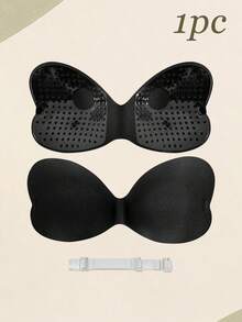 1 Pair Invisible Silicone Nipple Covers, Self-Adhesive Breast Pads, Suitable For Dresses And Wedding Gowns - Multicolor - View 15
