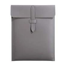 Custom Text Logo Personalized A4 Vertical Leather Document Bag, Large Capacity Waterproof PU Leather Flap Document Organizer, Durable Snap Button Design, Business Contract, Resume, Tablet Storage Folder, Suitable For Office, Students, Business Travel, Multiple Colors Available - Multicolor - View 17