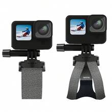 TELESIN 360度旋轉手腕帶支架，適用 GoPro Hero 13 12 11 10 9 8 7 6 5，快速調節帶式固定座， Osmo Action 相機配件 - 查看 1
