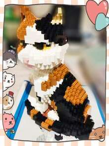 1300PCS Building Blocks , Cat Bricks.,Building Brick Set Cat Building Block Set.Construction Building Bricks Model For Adults Collection Toys.Best Gift For Friends. - Multicolor - View 7
