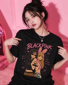 Women T-Shirts - Black - View 1