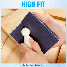 Mixed Coarse And Fine Sanding Sponge Set (12 Pieces), 60 To 400 Grit, For Sanding Wood, Metal, Walls And Automotive Paint Surfaces. - 12pcs - View 5