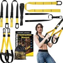 P3 Home Resistance Training Set, Resistance Training Bands With Handles, Equipped With Door Anchor And Storage Bag, Suitable For Home Fitness; Self-Weight Resistance Training Bands, Can Be Used Indoors And Outdoors - A - View 2