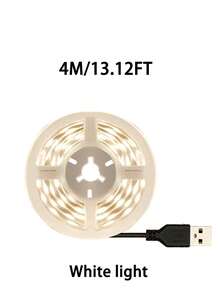 1pc USB Powered LED Light Strip - Warm White/White, Easy Installation, For TV Backlight, Home Decor, Kitchen Backlighting, Bedroom, Room, Wardrobe, Cabinet, Indoor Display, Party Scenes - USB Single-color LED Strip Light - View 20