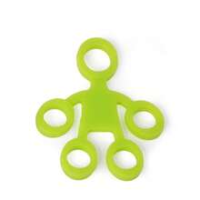 Banda de resistencia de silicona para dedos, banda de entrenamiento de fuerza para dedos, anillo de resistencia para fitness de dedos para adultos - Multicolor - Ver 8