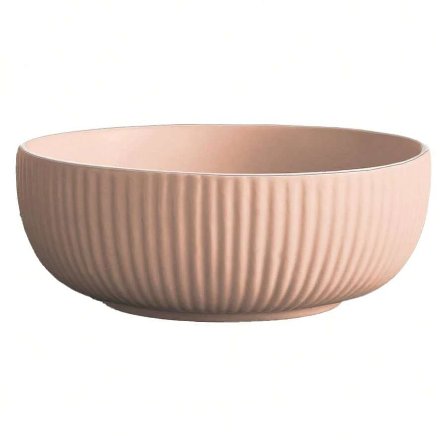 Bowl Cerâmica 750ml Rosa Cumbuca Tigela 15cm - Rosa - Visão 1