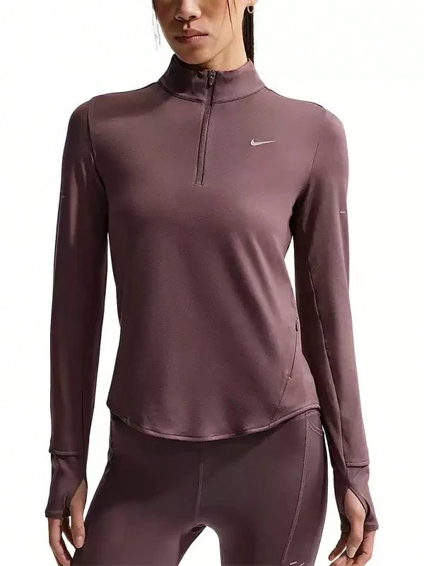 Nike Swift Women's Sun Protection Long-Sleeve Running T-Shirt - Dusty Pink - View 1