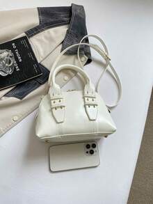 Niche Design Premium Texture Shell Handbag For Women 2026 New Fashion Shoulder Crossbody Bag Versatile Commute Outing Tote Bag - White - View 8