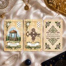 Vintage Norman Tarot Card Set (With PDF Instructions) Divination Game, Halloween Christmas Gift - Brown - View 6