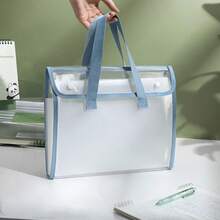 Multi-Color Transparent Accordion Storage Bag (Capybara Pattern), 13-Layer Horizontal Divider Design, Student File Organizer, Transparent Inner Pages For Certificates And Awards, Large Capacity Office Supplies, Can Store Textbooks, Books, Documents, Folders, Stationery, Etc., Back To School Essential, Learning Supplies - Multicolor - View 7