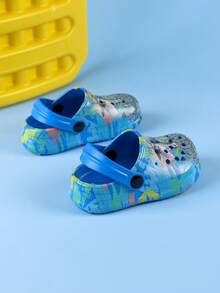 1 Pair Boys' Comfortable Cool Dinosaur Cartoon Indoor/Outdoor Beach ...