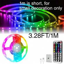 3.28FT-98.4FT RGB LED Strip Lights, Color Changing With 44-Key Remote Control, Dimmable, Cuttable Flexible Lighting For Bedroom, TV Backlight, Gaming Room And Home Decor - Multi-color light - View 15