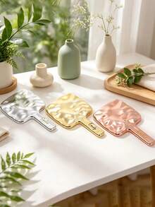 Cermin Genggam yang Dipersonalisasi, Cermin Rias Genggam Bergaya Vintage, Desain Riak Air, Cermin Persegi Portabel, Cocok untuk Pengiring Pengantin, Pernikahan, Ulang Tahun, Hadiah Ulang Tahun Pernikahan, Aksesori Kecantikan Natal - MultiWarna - View 5