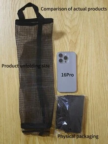 壁掛式塑膠購物袋收納架 多格收納整理袋 廚房用 聖誕節 家居裝飾 廚房收納整理 開學季 婚禮 - 彩色 - 查看 5