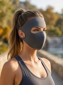 1pc Sun Protection Face Mask, Ice Silk Breathable Summer Women's 3D Stereoscopic Mask, Soft Skin-Friendly Cool, Daily Outdoor Essential, High Elasticity, Multiple Colors Available – Suitable For Travel, Commuting, Sports - Face Mask - View 2