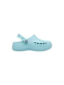 Crocs [Bundle] Echo Baya Platform Women Clog Pure Water 208186 - Blue - View 3