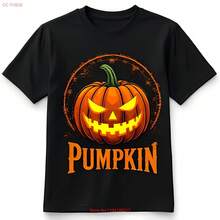 Black T-Shirt With Friendly O Graphic And Pumpkin Text - 款式 - 查看 1
