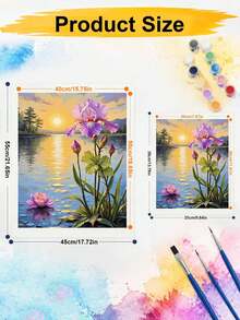 1 Set Digital Painting Kit, Suitable For Beginners, Peony Painting Kit - Adult Beginner Set, Birthday Gift, Anniversary Gift, Holiday Gift, Home Decor - A - View 6