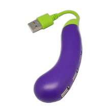 1pc Fun Banana Shaped USB 2.0 Hub, 4 Port USB Hub/USB Splitter/USB Extender, Compatible With Laptop, U Disk, Hard Drive, Game Console, Printer, Camera, Keyboard, Mouse - Multicolor - View 11