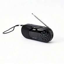 FM Portable Radio With LED Display, Wireless 5.4 Radio Speaker Pocket Radio, Suitable For Home And Travel, Gift For Elderly, 1200mAh Battery Capacity - View 4