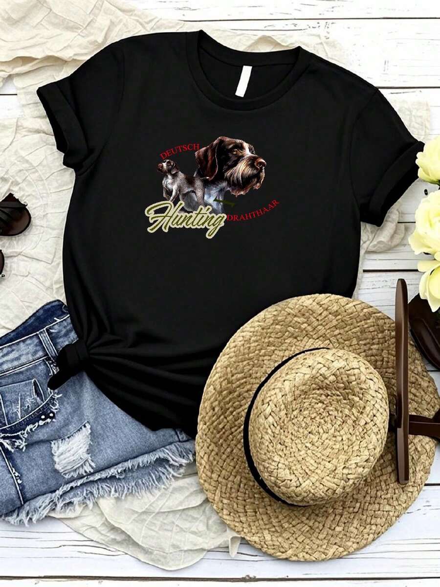 Women T-Shirts - Black - View 1