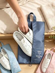 Shoe Storage Bag, Travel Shoe Storage Bag, Portable Shoe Storage Bag With Handle, Suitable For Gym, Luggage, Sports Shoes, Portable Shoe Bag, Multi-Functional Storage Bag, Travel Shoe Storage Bag - Multicolor - View 4