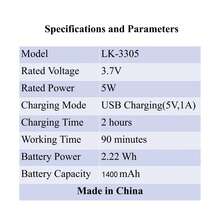 Hatteker 男士電動刮鬍刀 1件組 USB充電式 3刀頭理髮剪 理髮師刮鬍刀 往復式金屬刮鬍機 - 銅色 - 查看 5