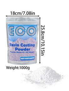 300g/500g/1000g 樹脂高密度石膏粉，適用於DIY雕塑模具、花瓶製作、鑄造生產材料，桶裝石膏粉 - 石膏粉 - 查看 7